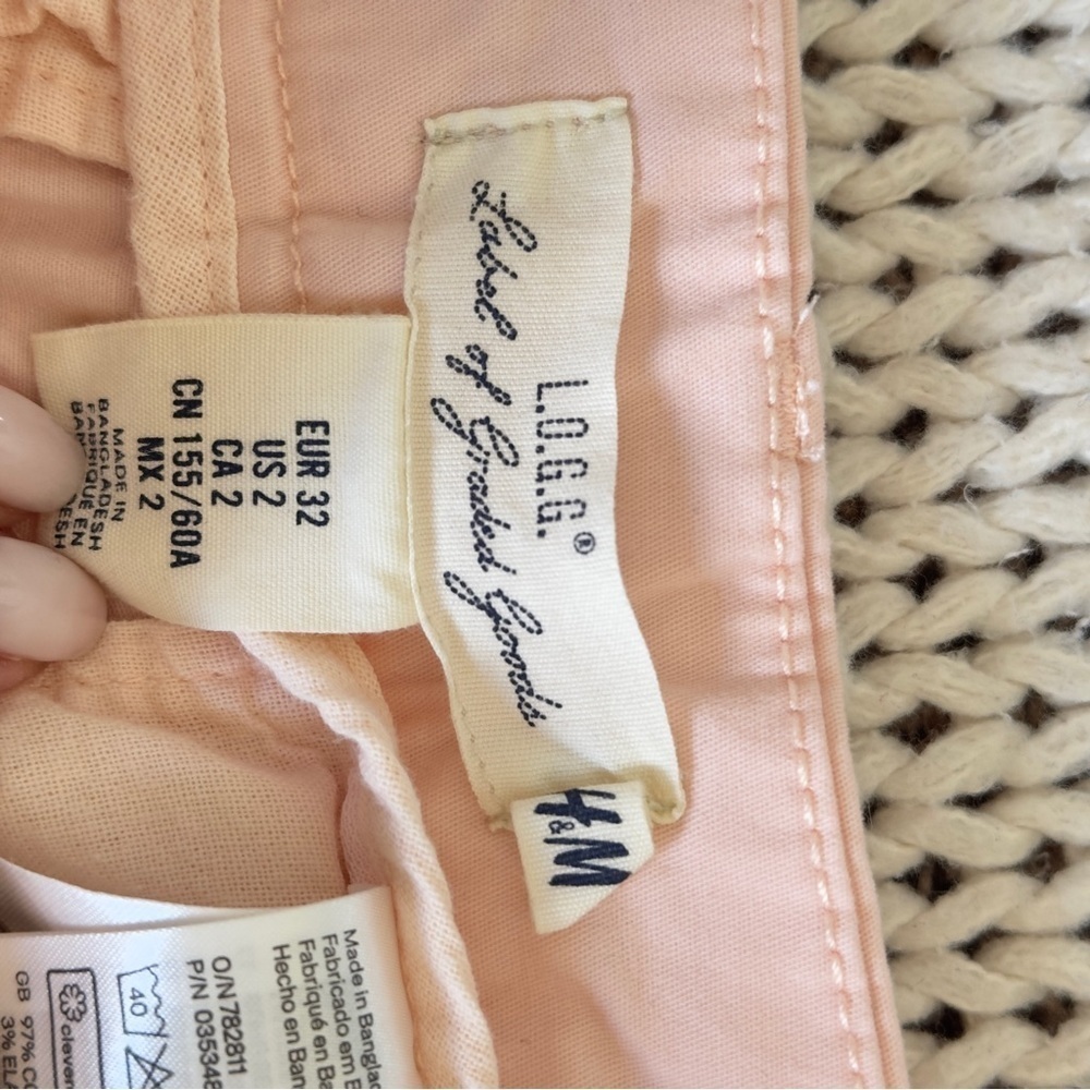 H&M L.O.G.G. Peach Straight Leg Pants - Picture 4 of 12